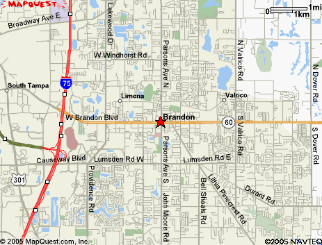 Map of the area our 33508 locksmiths service