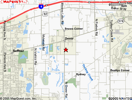 Map of the area our 33527 locksmiths service