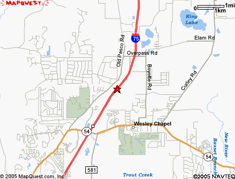 Map of the area our 33544 locksmiths service