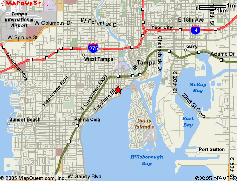 Map of the area our 33606 locksmiths service