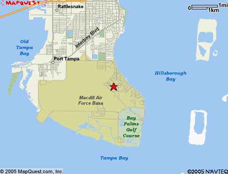 Map of the area our 33621 locksmiths service