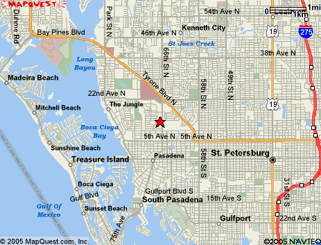 Map of the area our 33743 locksmiths service