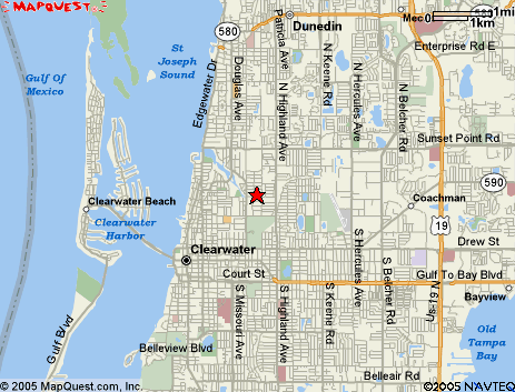 Map of the area our 33757 locksmiths service