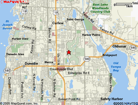 Map of the area our 33761 locksmiths service