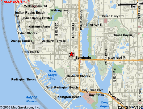 Map of the area our 33772 locksmiths service