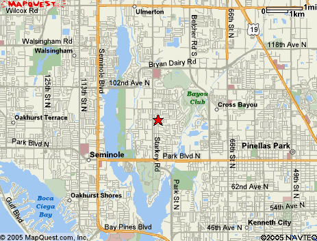 Map of the area our 33777 locksmiths service