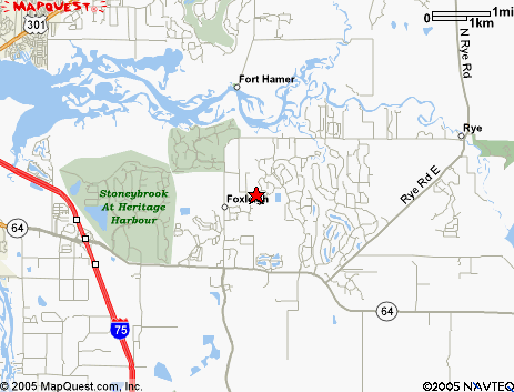 Map of the area our 34212 locksmiths service