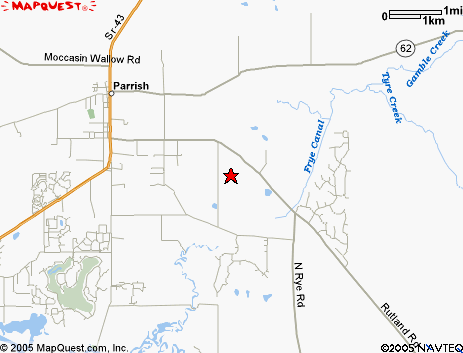 Map of the area our 34219 locksmiths service