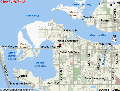 Map of the area our 34280 locksmiths service