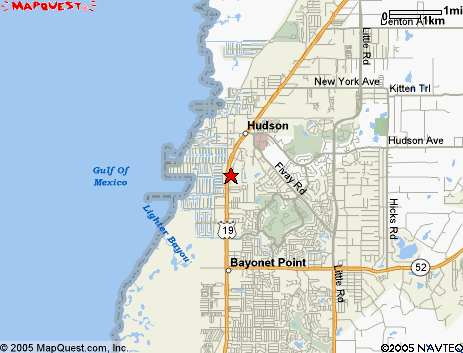 Map of the area our 34674 locksmiths service