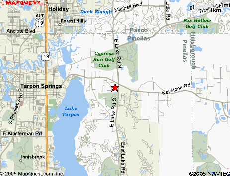 Map of the area our 34688 locksmiths service